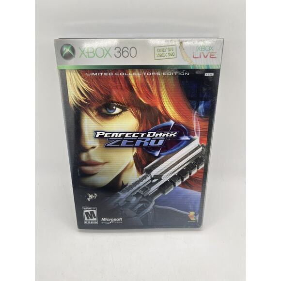Perfect Dark Zero Xbox 360 Limited Collector's Edition Steelbook - Complete CIB - Picture 1 of 8